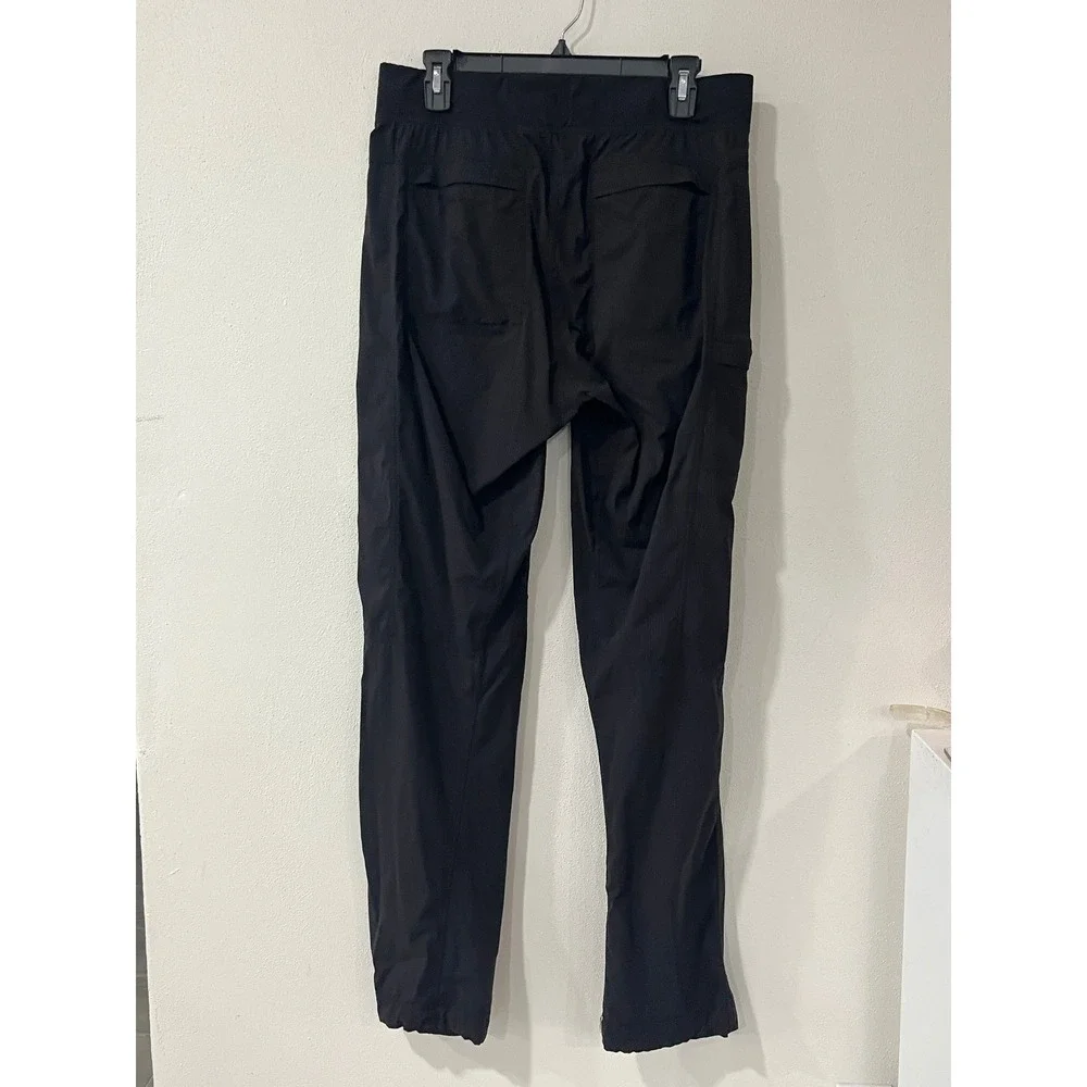 Lululemon Mens Black Textured Athletic Cargo Pants Size L